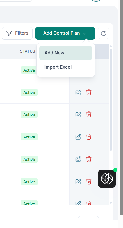Add control plan options