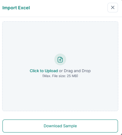 Import machines from Excel