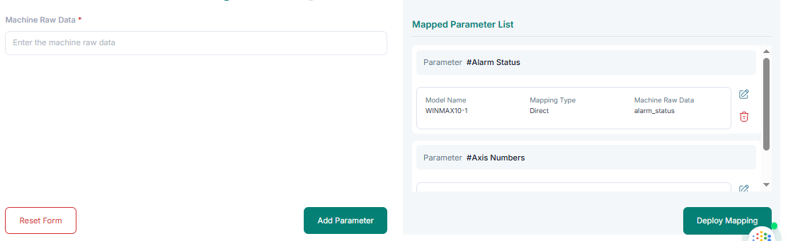 Payload mapping - parameters