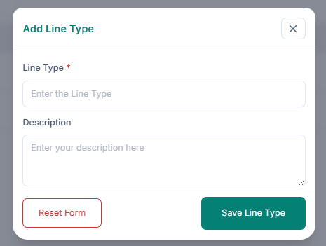 Add line type